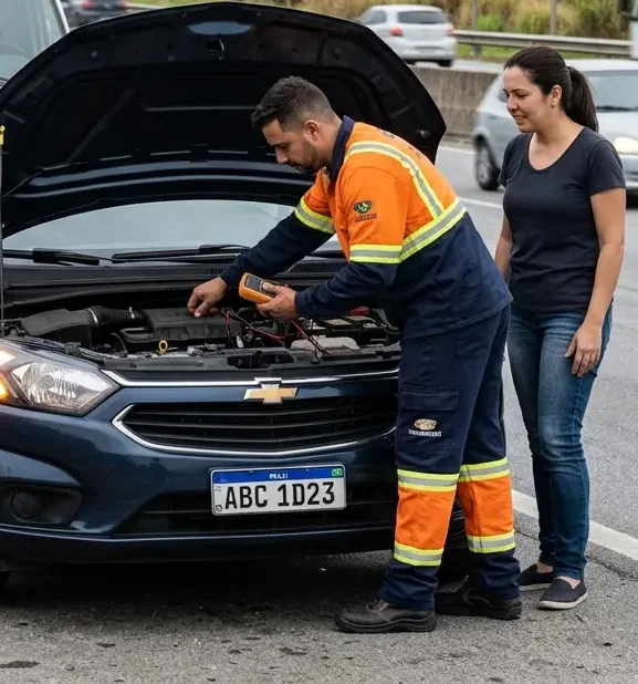 Socorro veicular em Campos do Jordão — atendimento profissional no local